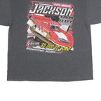 PORT AND COMPANY Mens Grey Jackson 100 Graphic T-Shirt 2XL Short Sleeve Crew