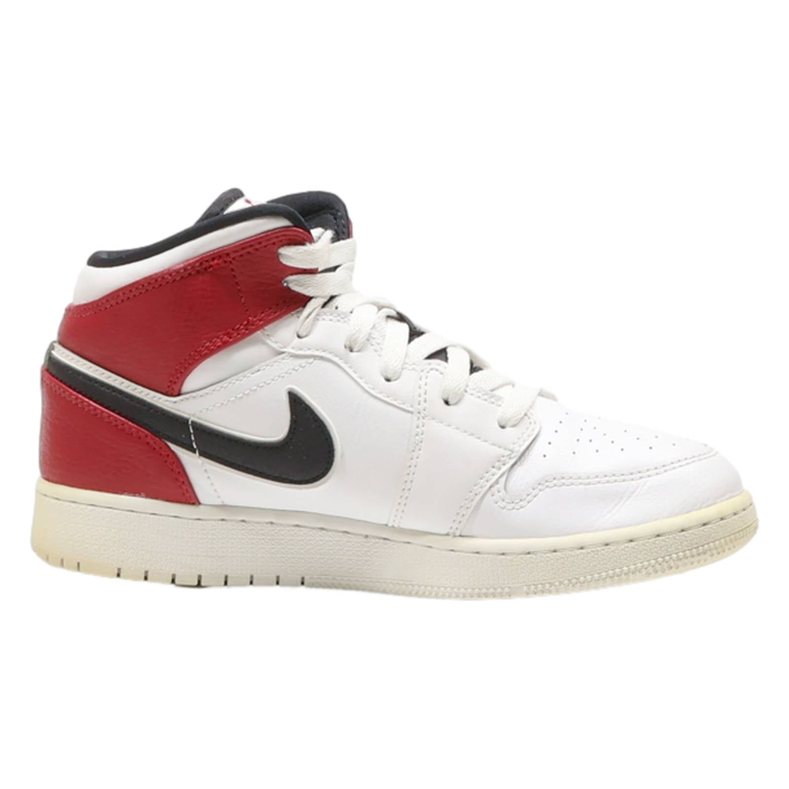 AIR JORDAN High Top Trainers White Synthetic Boys UK 5