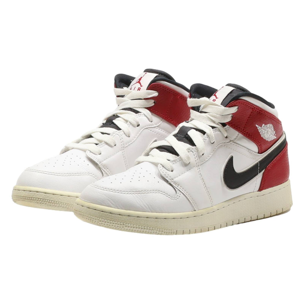AIR JORDAN High Top Trainers White Synthetic Boys UK 5