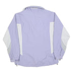 COLUMBIA Womens Purple & White Outdoor Jacket L Polyester Blend Zip Sportswear
