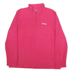 REGATTA Womens Pink Fleece Pullover Plain Crew Neck Regular UK 16 Outdoor Jumper