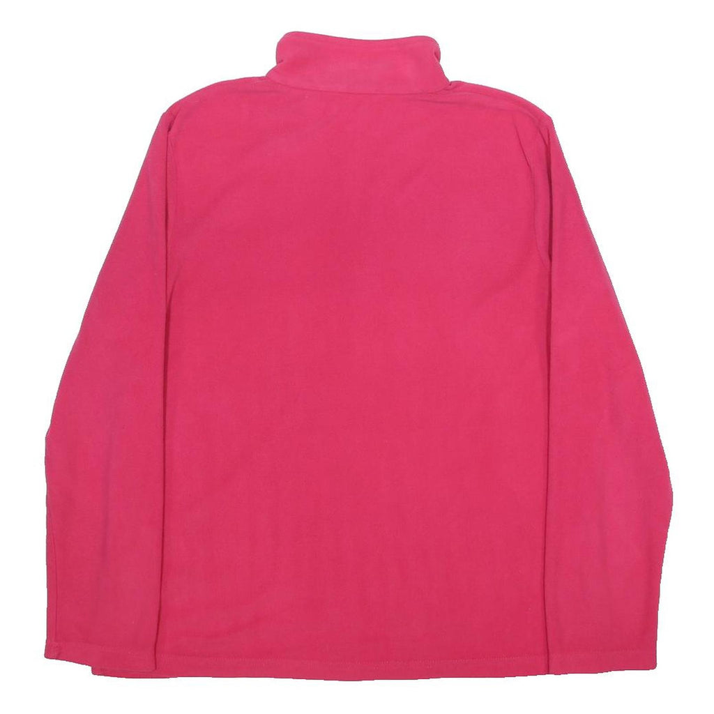 REGATTA Womens Pink Fleece Pullover Plain Crew Neck Regular UK 16 Outdoor Jumper