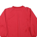 GLORIA VANDERBILT Womens Red Crew Neck M Casual Cotton Blend Sweatshirt