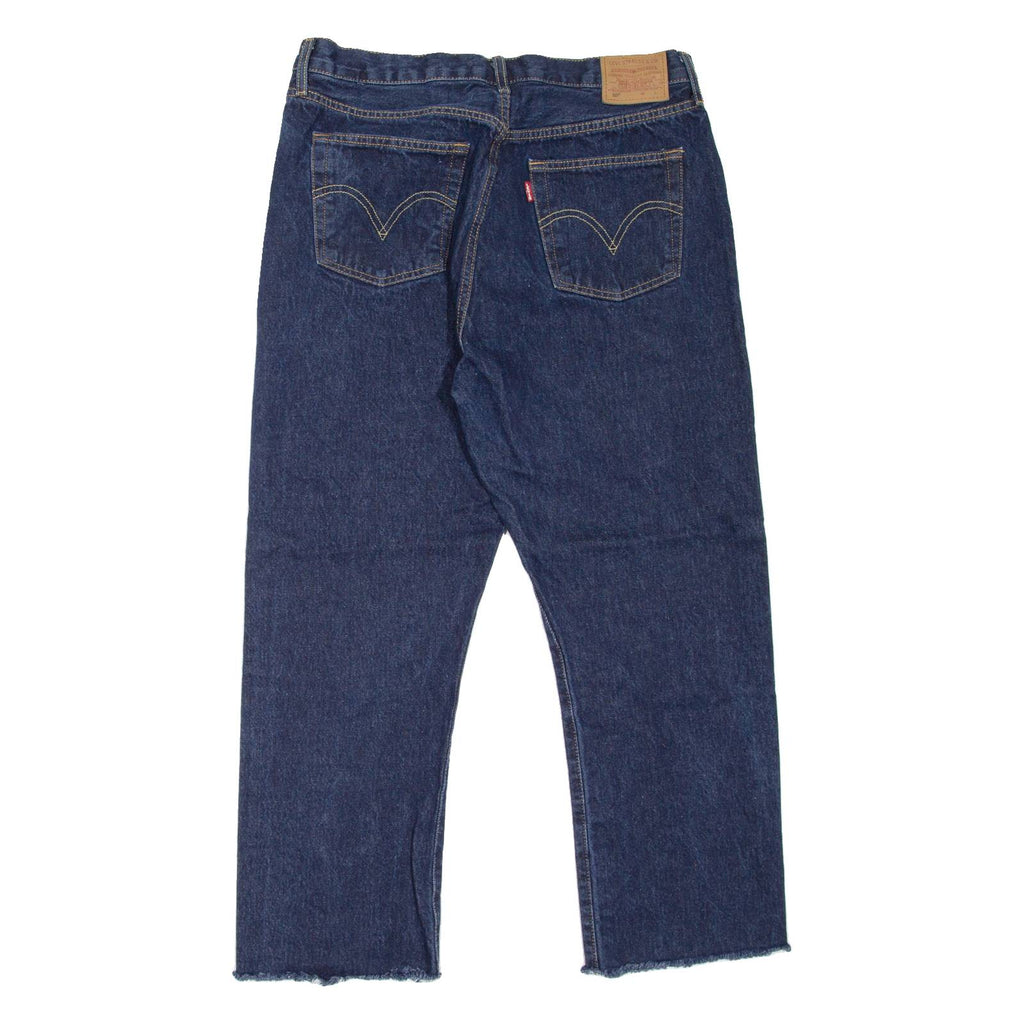 LEVI'S 501 BIG E Jeans Womens Blue Regular Straight W33 L25