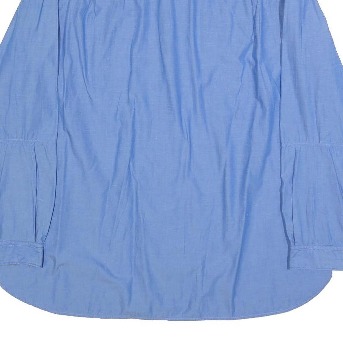 G-STAR Mens Blue XL Cotton Shirt Casual Long Sleeve Button Front