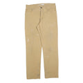 CARHARTT Mens Cotton Blend Beige Relaxed Straight Trousers W34 L34 Workwear