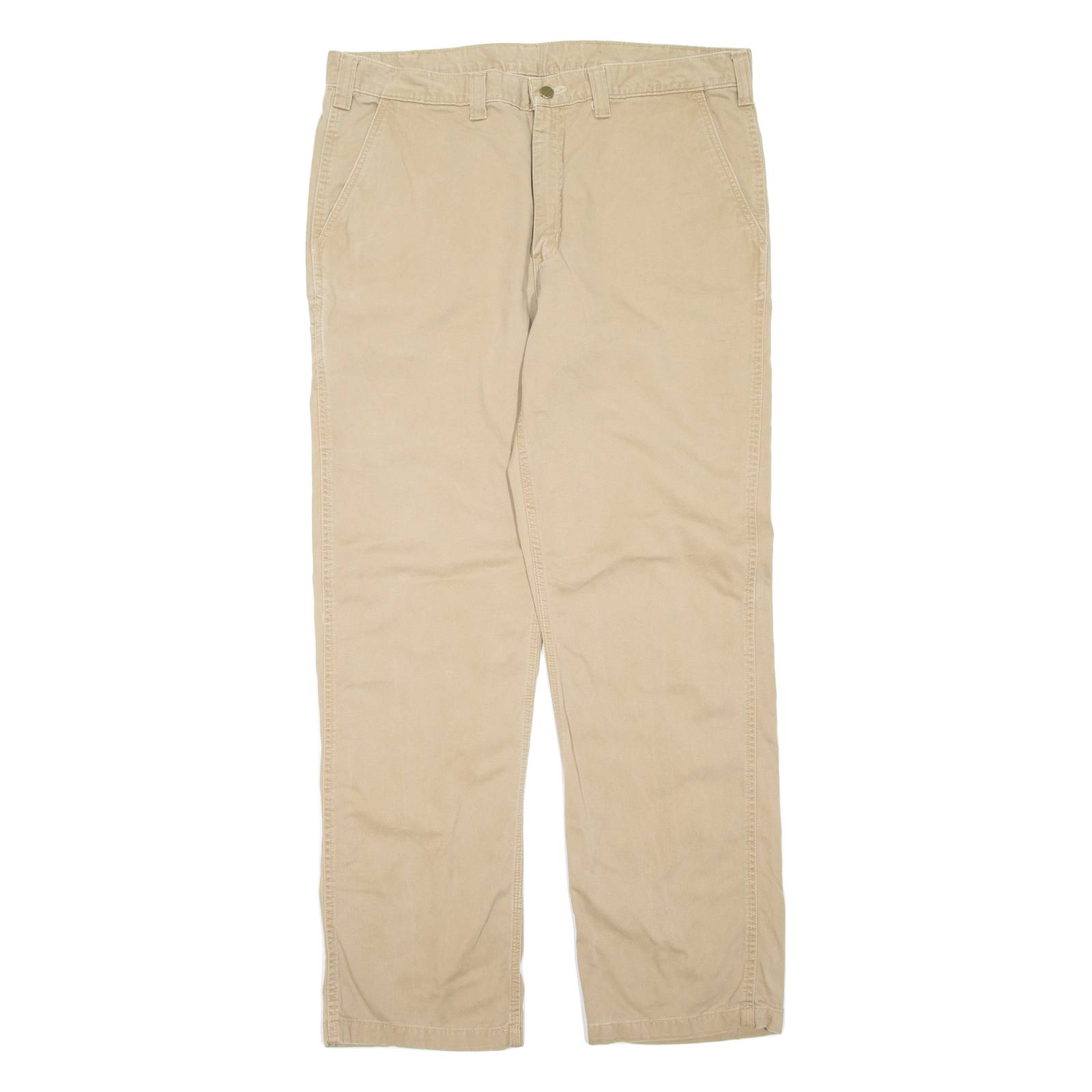 CARHARTT Mens Trousers Brown Relaxed Straight W40 L34