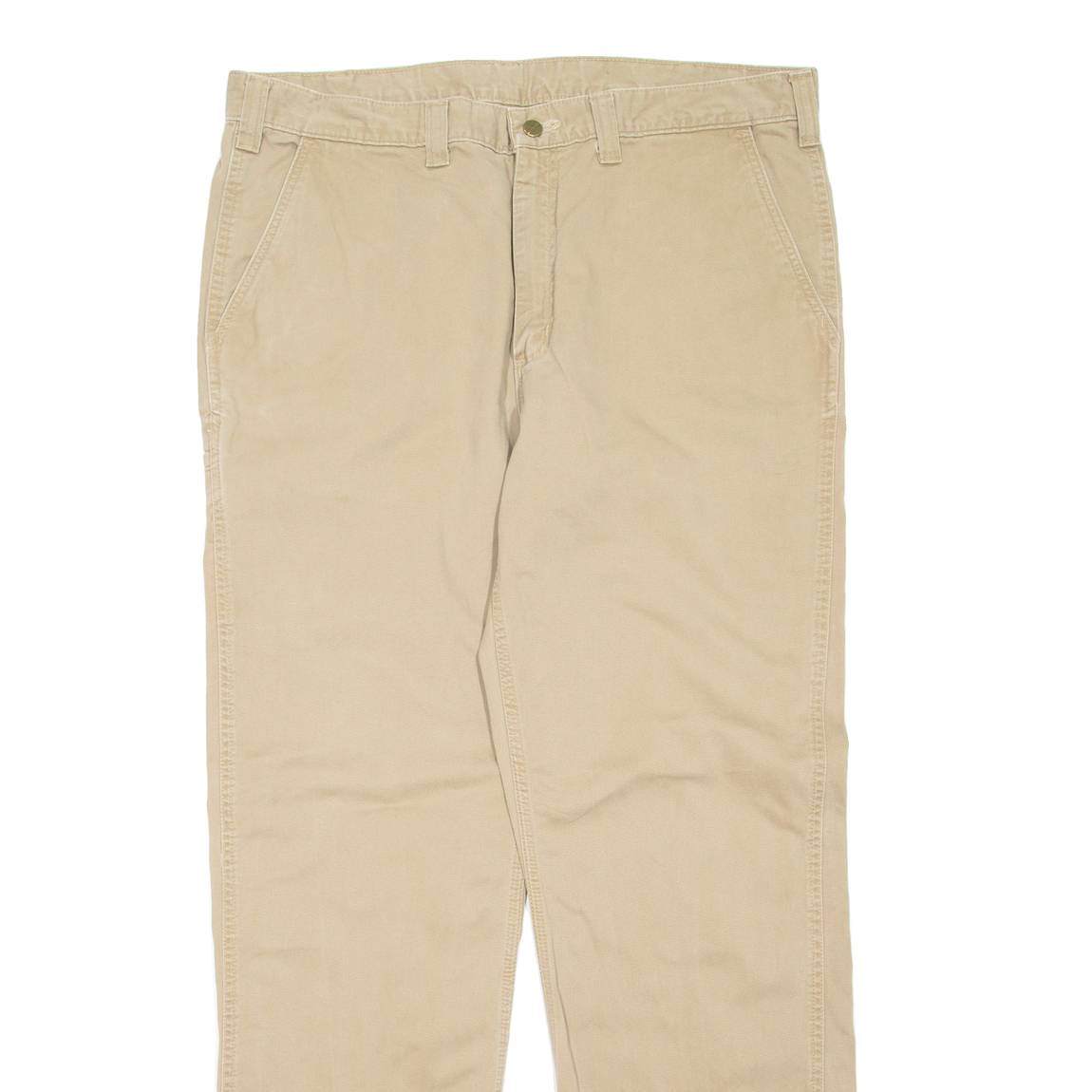 CARHARTT Mens Trousers Brown Relaxed Straight W40 L34