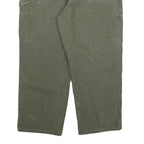 CARHARTT Mens Cotton Blend Green Relaxed Straight Trousers W40 L26 Workwear