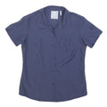 MAMMUT Womens Blue Check Shirt XS Lightweight Breathable Summer Button-Up