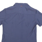 MAMMUT Womens Blue Check Shirt XS Lightweight Breathable Summer Button-Up