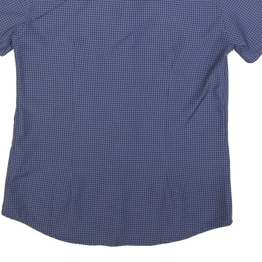 MAMMUT Womens Blue Check Shirt XS Lightweight Breathable Summer Button-Up