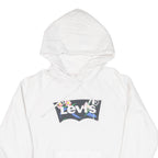 LEVI'S Womens White Hoodie M