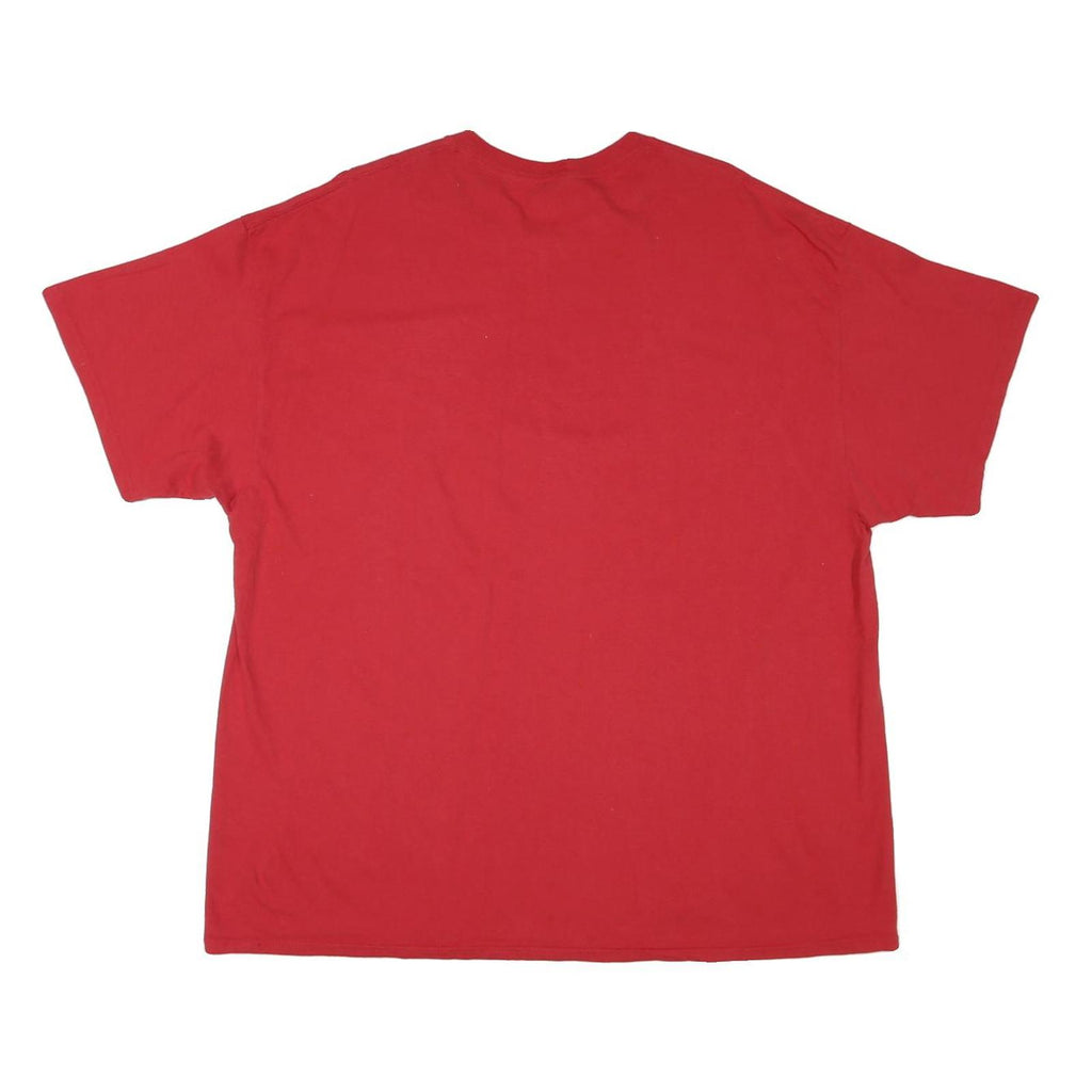 NFL Mens Red San Francisco 49ers Logo Graphic T-Shirt 2XL Short Sleeve Crew Neck