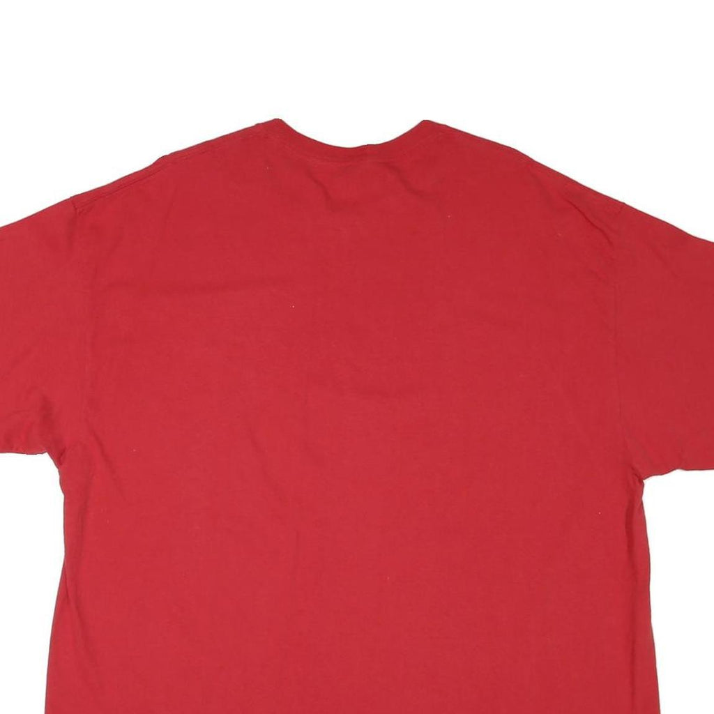 NFL Mens Red San Francisco 49ers Logo Graphic T-Shirt 2XL Short Sleeve Crew Neck