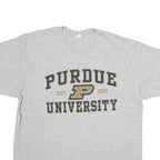 ANVIL Mens Grey Purdue University Graphic T-Shirt XL Short Sleeve Crew Neck