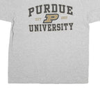 ANVIL Mens Grey Purdue University Graphic T-Shirt XL Short Sleeve Crew Neck