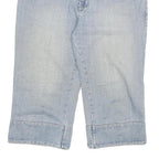 M K JEANS Womens Denim Blue Casual Cotton Blend Shorts XL W32 Embroidered