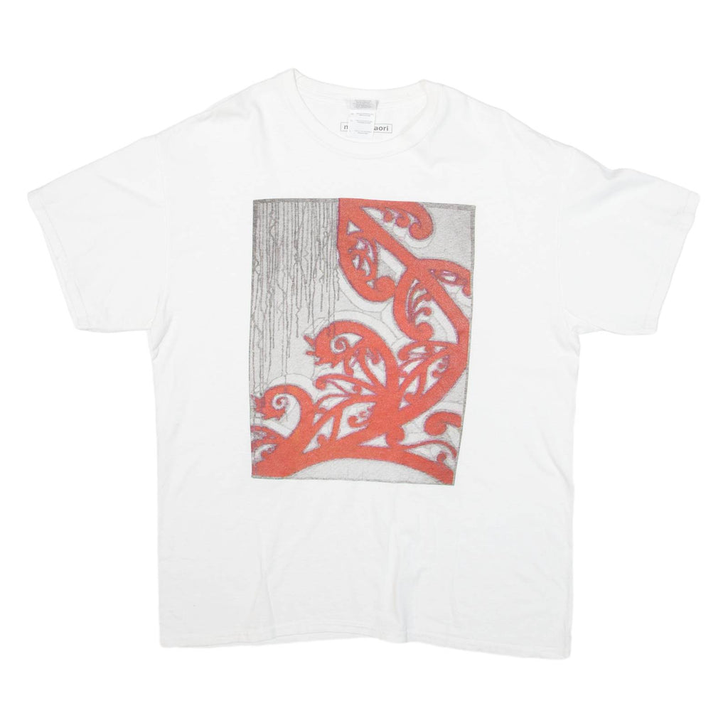 GILDAN Womens T-Shirt White L