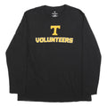 FANATICS Mens Black Volunteers Graphic T-Shirt XL Long Sleeve Crew Neck Sports