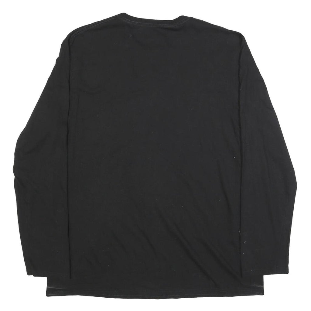 FANATICS Mens Black Volunteers Graphic T-Shirt XL Long Sleeve Crew Neck Sports