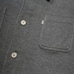 LEVI'S Mens Grey Button Jacket XL Cotton Blend Plain Casual Utility Outerwear