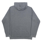 ADIDAS Mens Grey Hoodie L Cotton Blend Pullover Casual Sports Sweatshirt