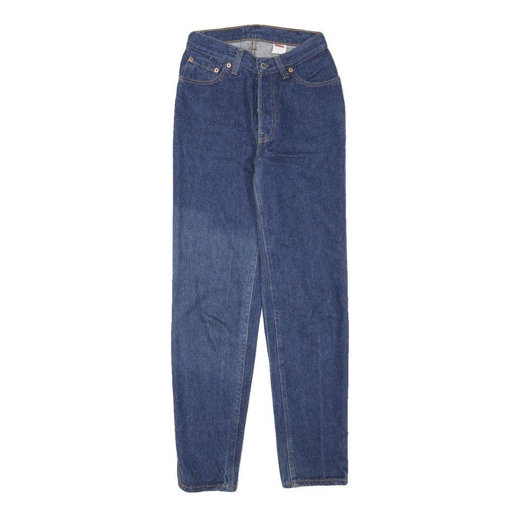 LEVI'S Womens Jeans Blue Slim Straight Denim Medium W24 L29 Classic Fit