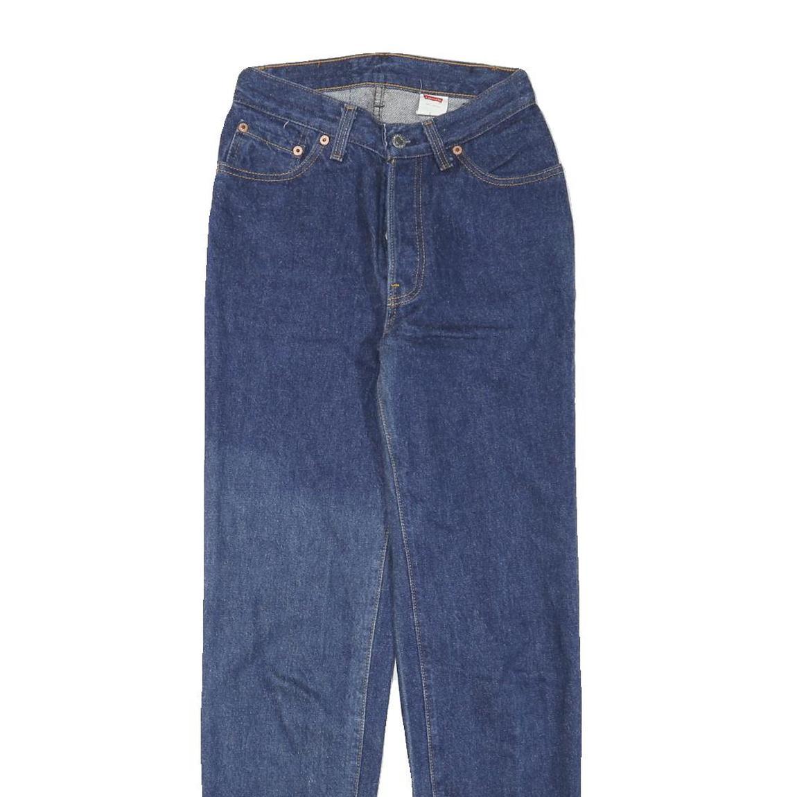 LEVI'S Womens Jeans Blue Slim Straight Denim Medium W24 L29 Classic Fit