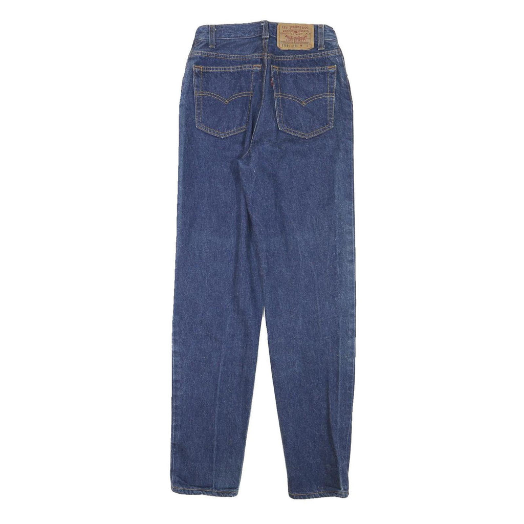 LEVI'S Womens Jeans Blue Slim Straight Denim Medium W24 L29 Classic Fit