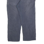 CARHARTT Mens Cotton Blend Blue Regular Straight Trousers W38 L30 Workwear