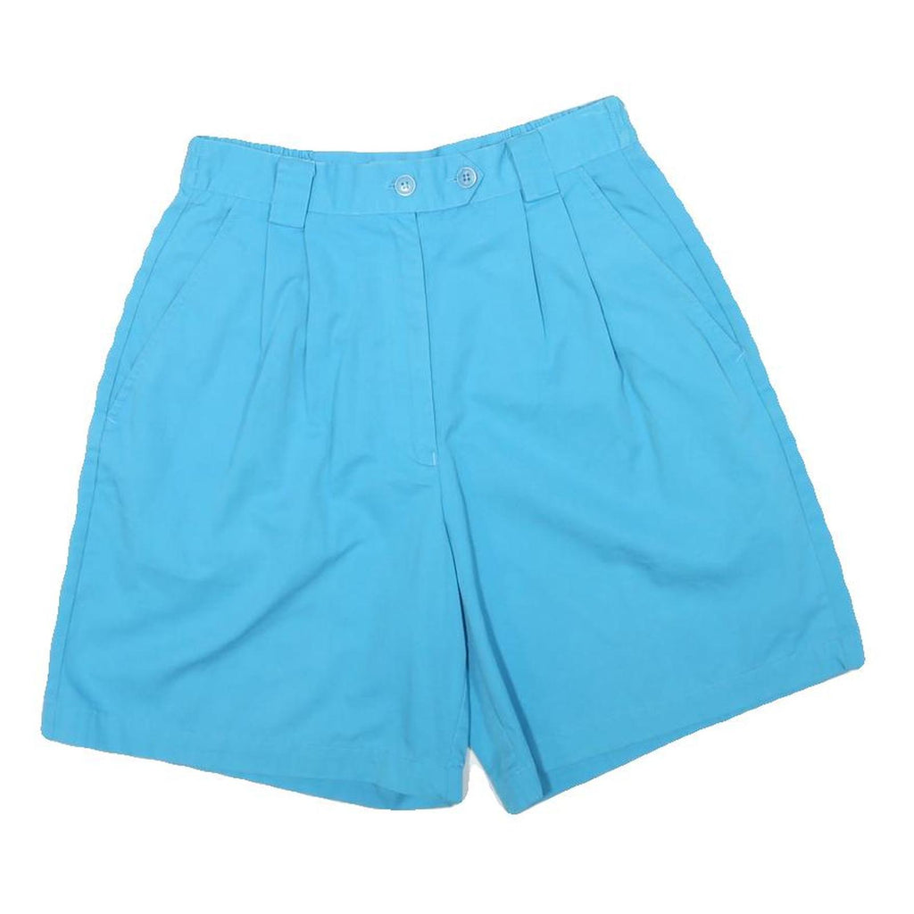 LINDSEY BLAKE Womens Shorts Blue Casual Plain S W25 Summer Wear