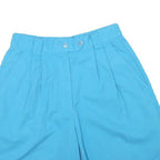 LINDSEY BLAKE Womens Shorts Blue Casual Plain S W25 Summer Wear