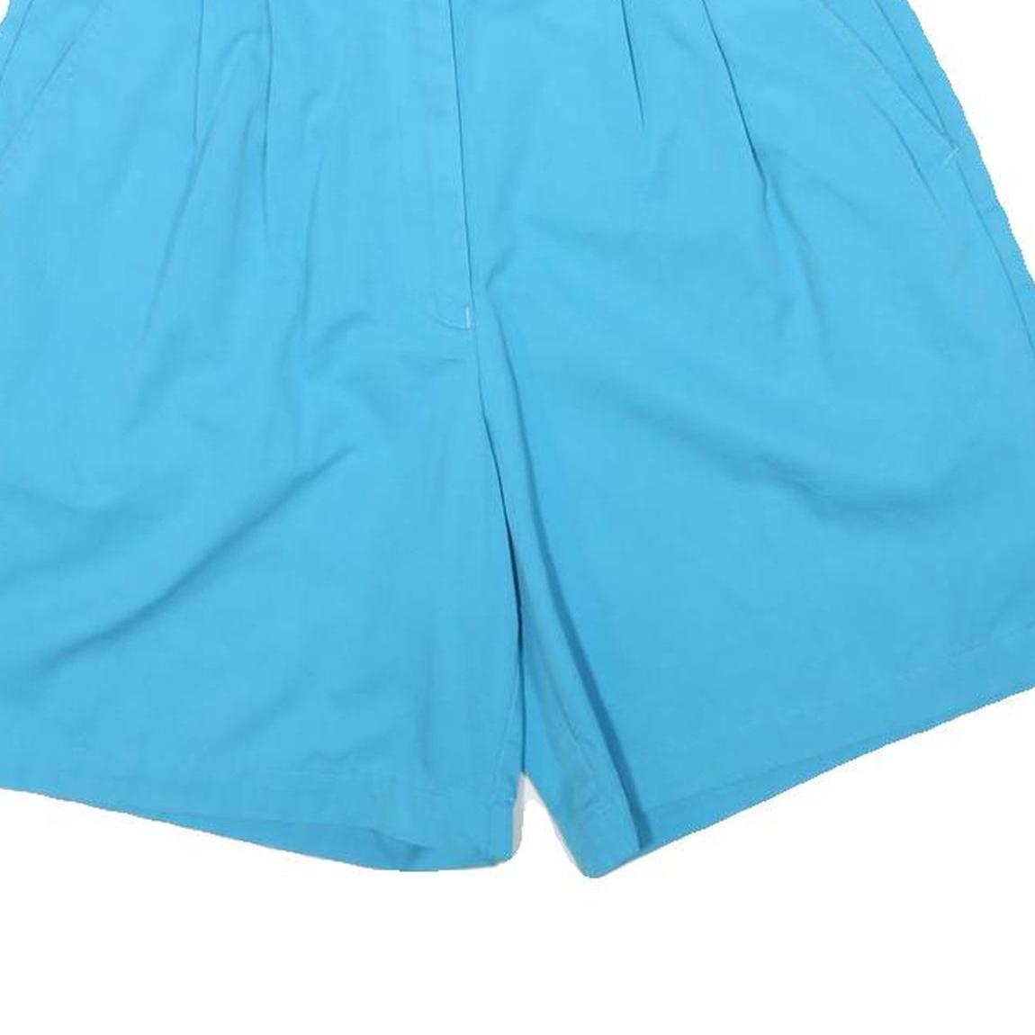 LINDSEY BLAKE Womens Shorts Blue Casual Plain S W25 Summer Wear