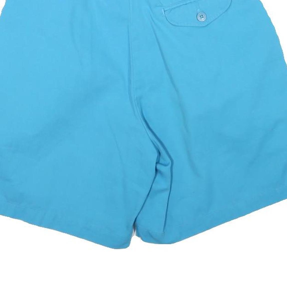 LINDSEY BLAKE Womens Shorts Blue Casual Plain S W25 Summer Wear