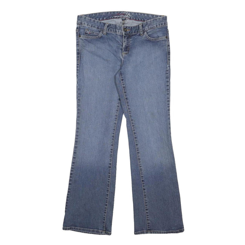 TOMMY HILFIGER Womens Jeans Blue Regular Flared Denim Medium W31 L29 Classic Fit