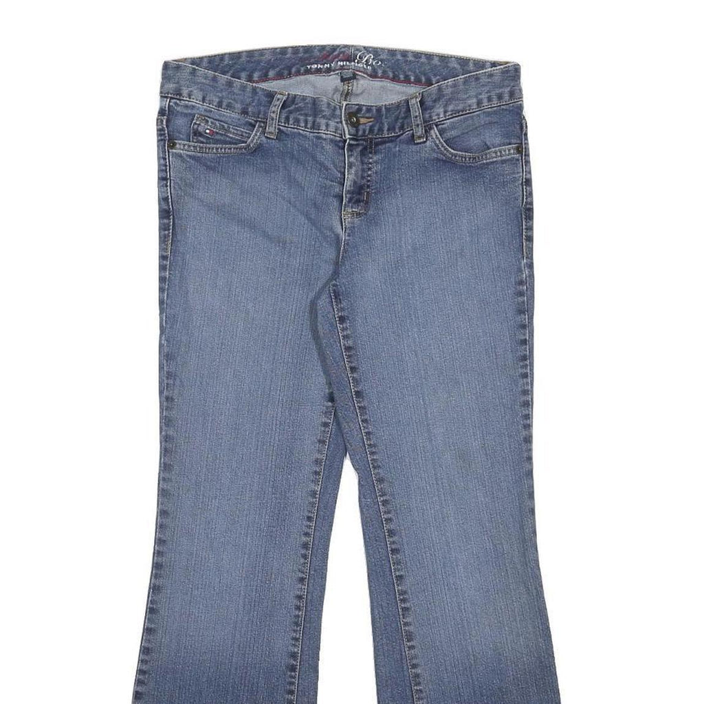 TOMMY HILFIGER Womens Jeans Blue Regular Flared Denim Medium W31 L29 Classic Fit