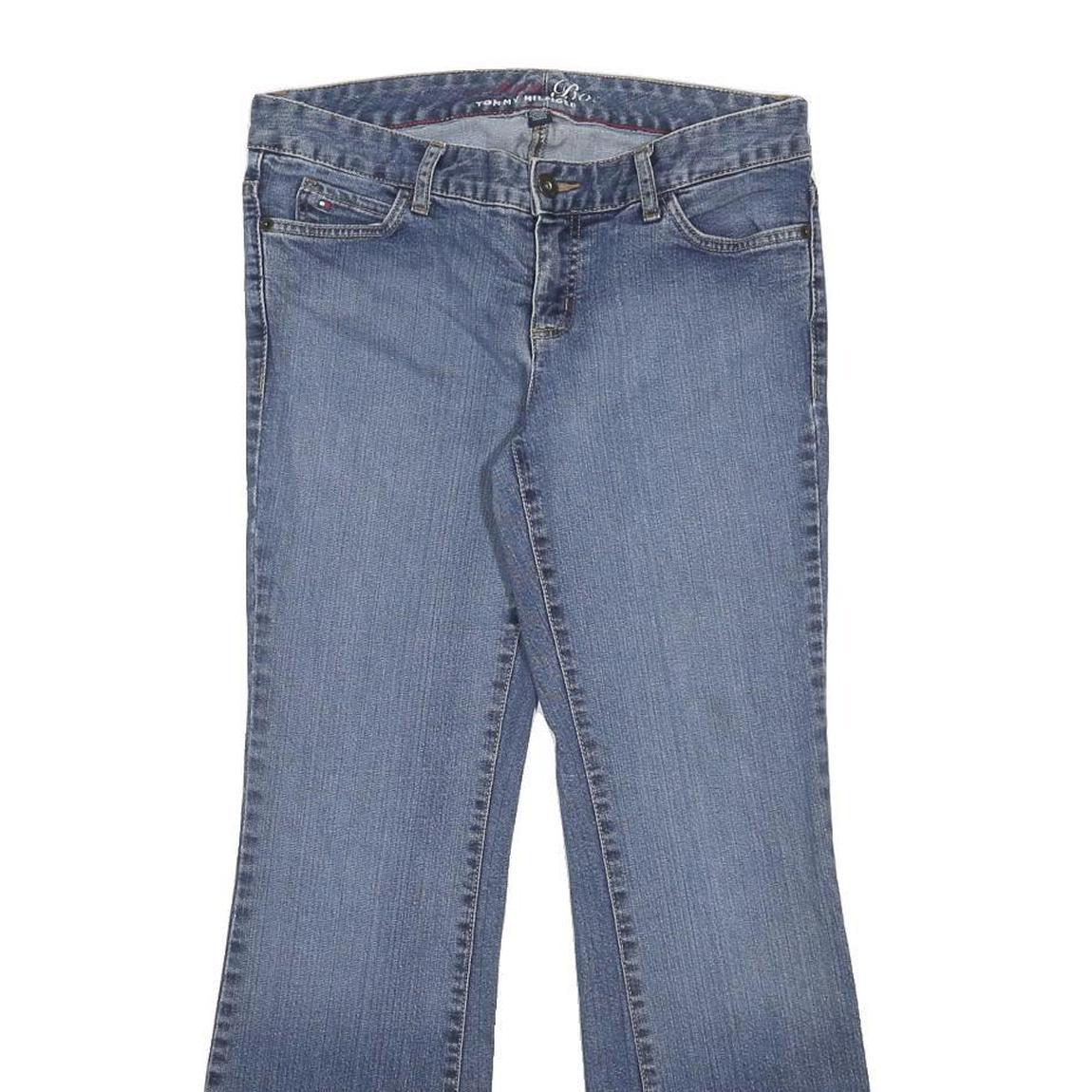 TOMMY HILFIGER Womens Jeans Blue Regular Flared Denim Medium W31 L29 Classic Fit