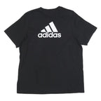 ADIDAS Mens Black Knapp Graphic T-Shirt XL Crew Neck Short Sleeve Cotton