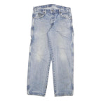 DICKIES Mens Regular Blue Denim Cotton Blend Jeans W32 L29 Workwear Zip Closure