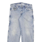 DICKIES Mens Regular Blue Denim Cotton Blend Jeans W32 L29 Workwear Zip Closure