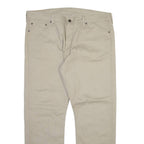 LEVI'S 513 Mens Trousers Beige Slim Straight W38 L30