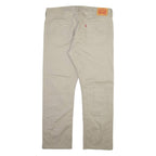LEVI'S 513 Mens Trousers Beige Slim Straight W38 L30