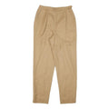DAVID N Womens Wool Blend Beige Relaxed Straight Trousers W26 L28 Classic Fit
