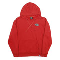 DICKIES Mens Red Hoodie L Cotton Pullover Workwear Casual Sweatshirt