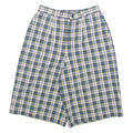 Mens Casual Shorts Gold Plaid XXS W24