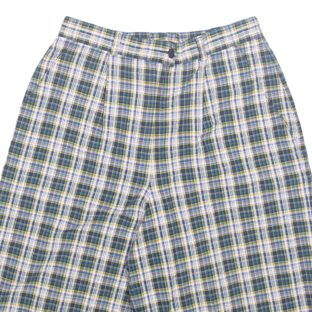 Mens Casual Shorts Gold Plaid XXS W24