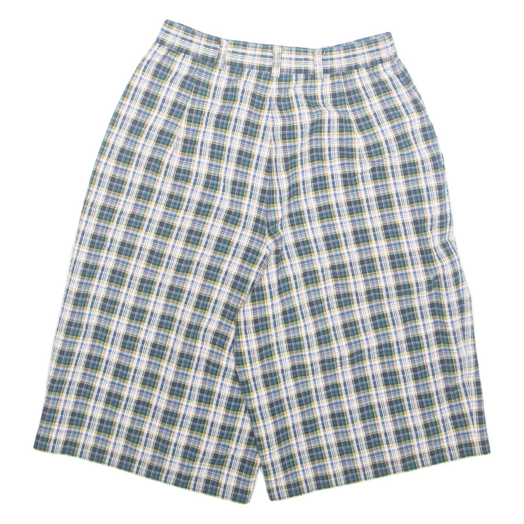 Mens Casual Shorts Gold Plaid XXS W24