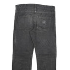 CARHARTT Mens Black Regular Straight Denim Light W36 L29 Cotton Blend Zip Jeans