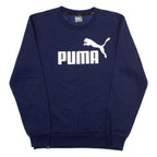PUMA Mens Sweatshirt Blue S